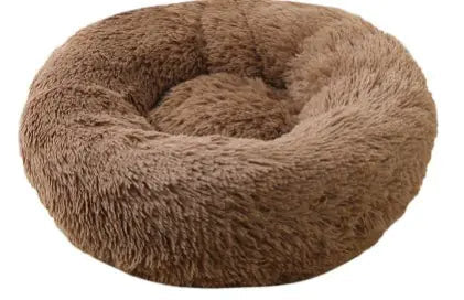 Plush Round Pet Bed